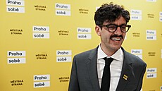 Volební �táb Praha sob�. Na snímku  Adam Scheinherr. (10. �íjna 2026)