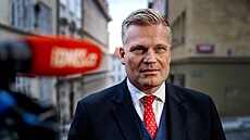 Volební �táb Motoristé sob� v Praze. Na snímku Filip Turek. (10. �íjna 2026)