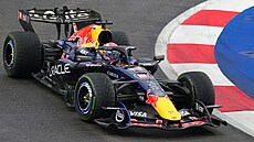 Max Verstappen b�hem sprintu Velké ceny Singapuru.