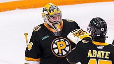 �imon Zají�ek v dresu Providence Bruins.