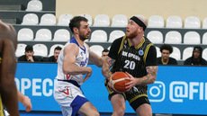 �imon Pur�l v zápase Europe Cupu proti Batumi.
