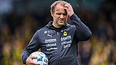 Hans Erik Ödegaard, trenér fotbalist� Lilleströmu a otec fotbalové hv�zdy...