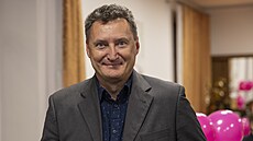 Volební �táb hnutí STAN ve Zlín�, kandidát do Senátu Ivo Mitá�ek (10. �íjen...