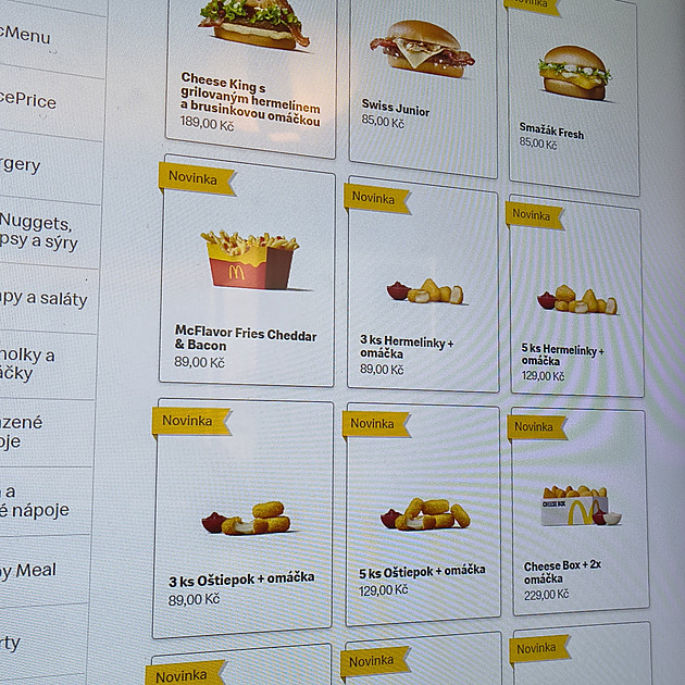 Posvítili jsme si na sýrovku v McDonald’s. Kolik stojí Swiss King a další novinky?