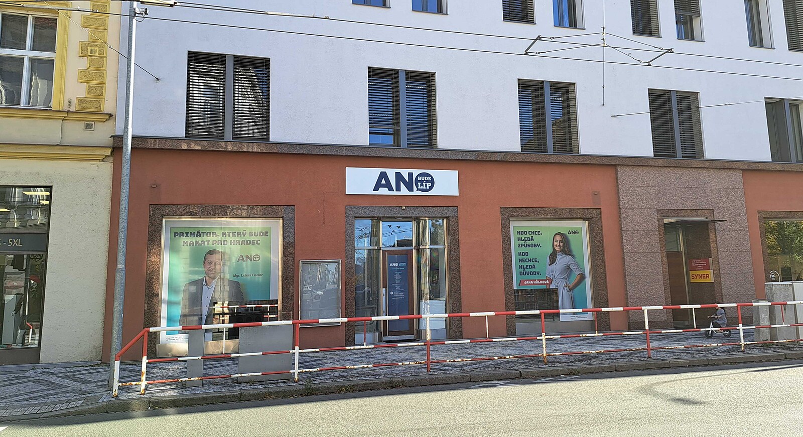Nápis na podporu ČT už zmizel, poslanec z ANO přesto podal trestní oznámení