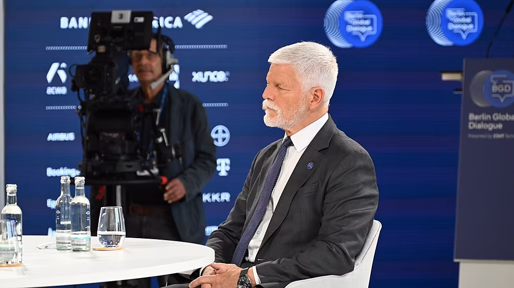 Prezident Petr Pavel na konferenci Berlin Global Dialogue. (22. října 2026)