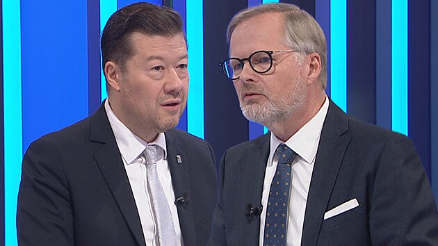 Peníze ČT a ČRo nepůjdou ze schodku, míní Okamura. Neušetříte vůbec nic, řekl Fiala