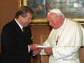 Prezident Havel s papeem