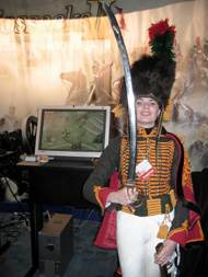 Vojanda v uniform ze hry Cossacks 2