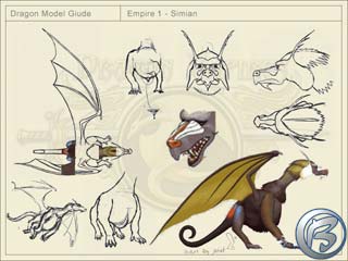 Dragon Empires - jak se kreslí potvora
