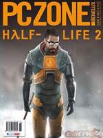 Obálka PC ZONE s motivem Half-Life 2