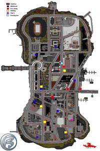 Grand Theft Auto 3 - mapa