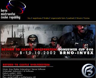 Oficiální web HMČR by GameZone - RTCW BonusWeb Cup