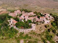 Leteck pohled na Rennes-le-Chateau