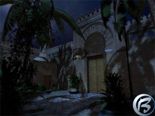 Noční sídlo bagdádského obchodníka, v němž začíná pohádka Tisíce a jedné noci.