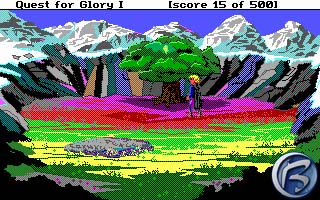 Heros Quest/Quest for Glory I, Sierra 1989, EGA verze