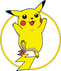 Charakter z Pokémonu - Pikachu