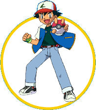 Charakter z Pokémonu - Ash Ketchum