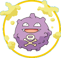 Charakter z Pokémonu - Koffing