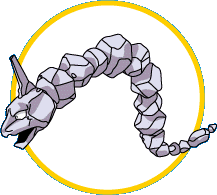 Charakter z Pokémonu - Onix