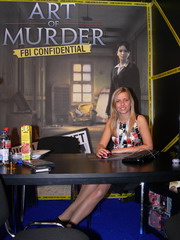 Marketingov manaerka spolenosti City Interactive Anna Anisimowicz prezentuje hru Art of Murder.