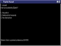 Psycho Hazard – vtipn textovka