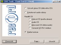 CDR Tools Front End - vt obrzek z programu
