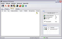 Cerberus FTP Server - vt obrzek z programu