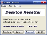 Desktop Resetter - vt obrzek z programu