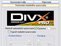DivX - vt obrzek z programu