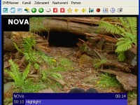 DVBViewer - větší obrázek z programu