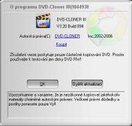 DVD-Cloner III - vt obrzek z programu