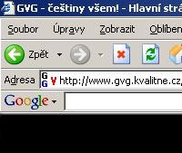 Google Toolbar - vt obrzek z programu