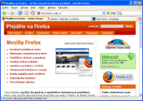 Mozilla Firefox - vt obrzek z programu