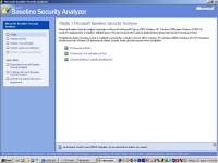 Microsoft Baseline Security Analyzer - vt obrzek z programu