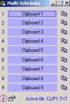 Multi Clipboard - vt obrzek z programu