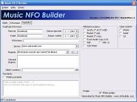 Music NFO Builder - vt obrzek z programu