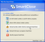 SmartClose - vt obrzek z programu