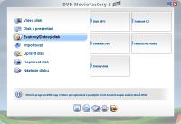 Ulead DVD MovieFactory Plus 5.0 - větší obrázek z programu