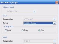 Video X Converter - vt obrzek z programu