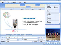 Xilisoft DVD to Zune Converter - vt obrzek z programu