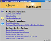 e-Backup - vt obrzek z programu