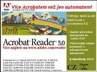 Adobe Acrobat Reader 5.0 - vt obrzek z programu