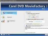Corel DVD MovieFactory 7 - vt obrzek z programu