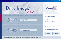 Drive Image 2002 - vt obrzek z programu
