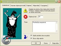 Error Messages For Windows - vt obrzek z programu