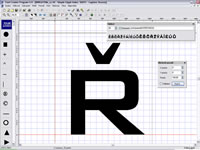 Font Creator 4 - vt obrzek z programu