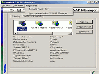 Nokia PC WAP Manager 1.10.8805 - vt obrzek z programu