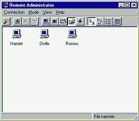 Remote Administrator 2.1 - větší obrázek z programu