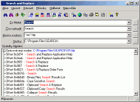 Search and Replace - vt obrzek z programu